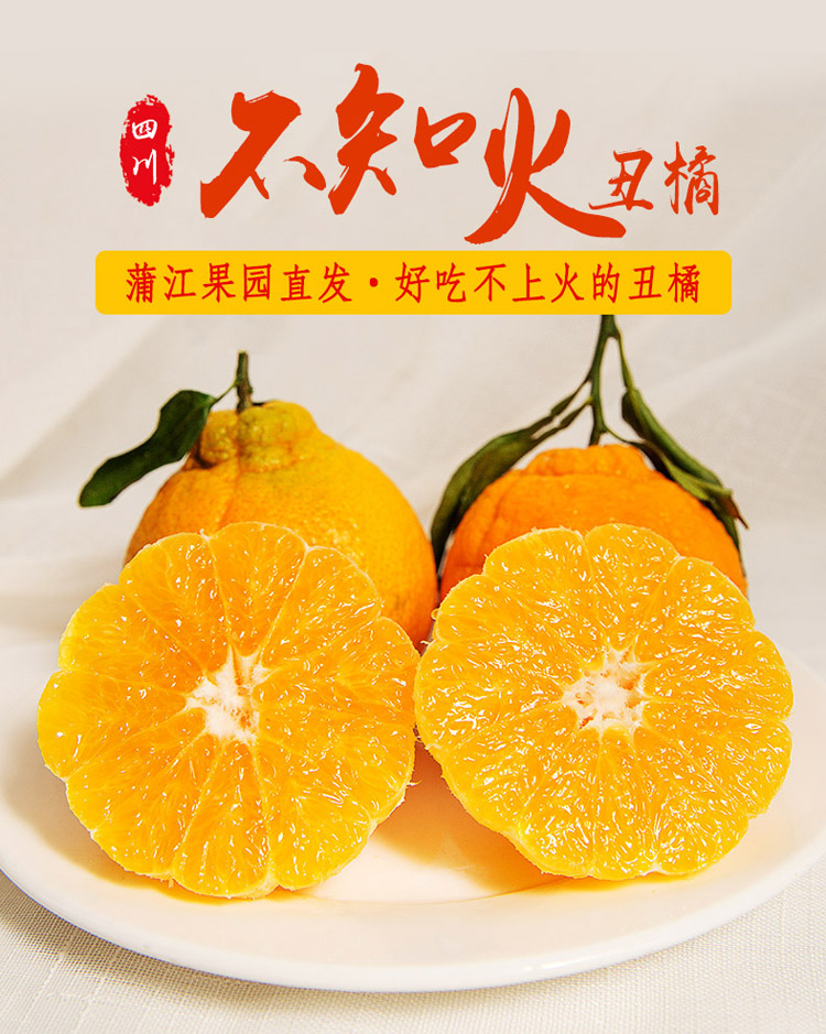 5斤净重包邮_蒲江丑橘不知火_自家种植_现摘直发_品质上成_自产自销（最佳采摘时间：每年2~4月份）